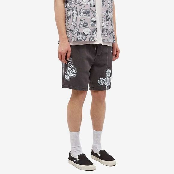 KSUBI MEN'S KUT OUT JERSEY TRAK SHORT IN FADED BLACK SIZE XL MFA22WA003 - Picture 5 of 11